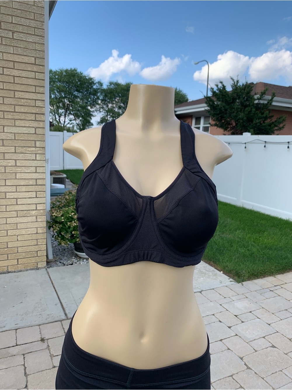 Champion black sport bra size 36DD